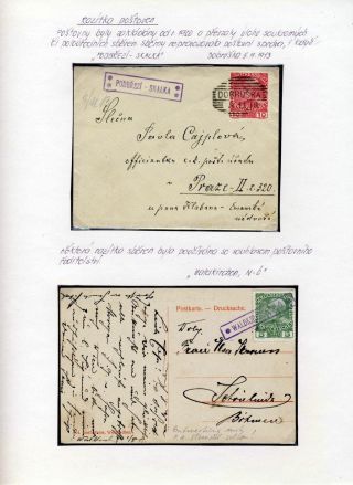 RAKOUSKO 1908 - FORMULÁŘE, FRANKATURY A RAZÍTKA – list 78