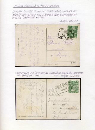 RAKOUSKO 1908 - FORMULÁŘE, FRANKATURY A RAZÍTKA – list 79