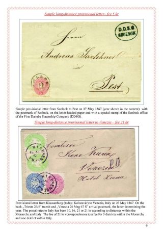 POŠTOVNÍ HISTORIE MAĎARSKA 1867-1871 – list 6