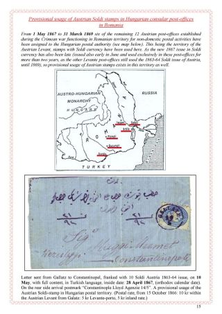 POŠTOVNÍ HISTORIE MAĎARSKA 1867-1871 – list 15