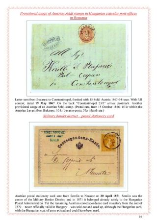 POŠTOVNÍ HISTORIE MAĎARSKA 1867-1871 – list 16
