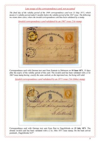 POŠTOVNÍ HISTORIE MAĎARSKA 1867-1871 – list 21