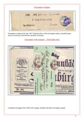 POŠTOVNÍ HISTORIE MAĎARSKA 1867-1871 – list 25