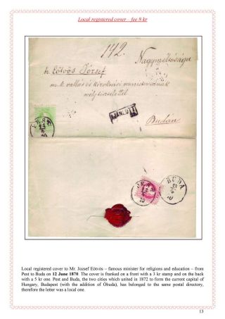 POŠTOVNÍ HISTORIE MAĎARSKA 1867-1871 – list 29