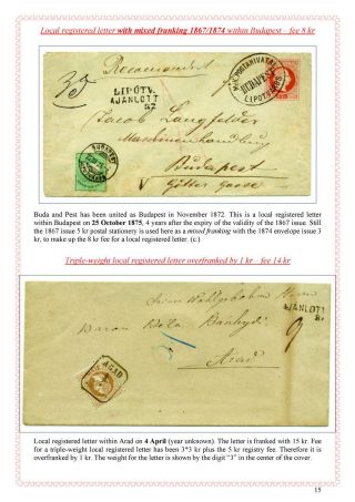 POŠTOVNÍ HISTORIE MAĎARSKA 1867-1871 – list 31