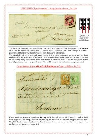 POŠTOVNÍ HISTORIE MAĎARSKA 1867-1871 – list 37