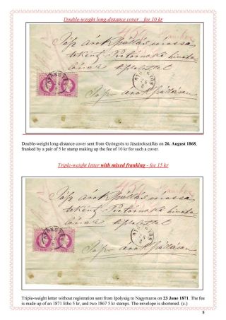 POŠTOVNÍ HISTORIE MAĎARSKA 1867-1871 – list 40
