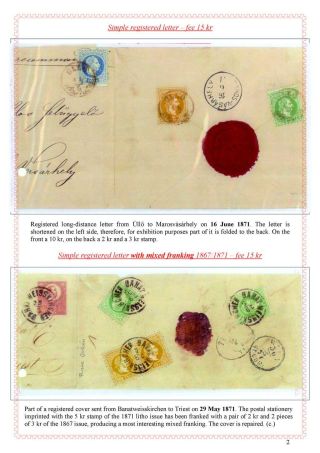 POŠTOVNÍ HISTORIE MAĎARSKA 1867-1871 – list 50