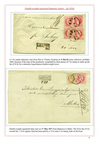 POŠTOVNÍ HISTORIE MAĎARSKA 1867-1871 – list 52