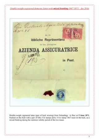 POŠTOVNÍ HISTORIE MAĎARSKA 1867-1871 – list 55