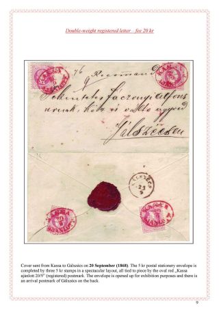 POŠTOVNÍ HISTORIE MAĎARSKA 1867-1871 – list 57