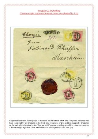 POŠTOVNÍ HISTORIE MAĎARSKA 1867-1871 – list 58