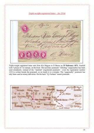 POŠTOVNÍ HISTORIE MAĎARSKA 1867-1871 – list 62
