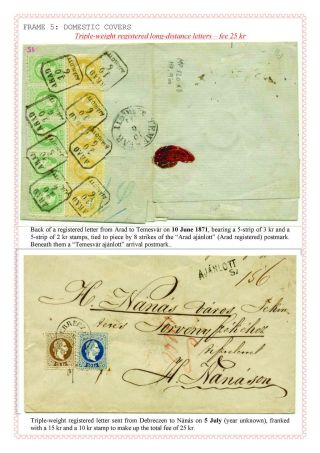 POŠTOVNÍ HISTORIE MAĎARSKA 1867-1871 – list 65
