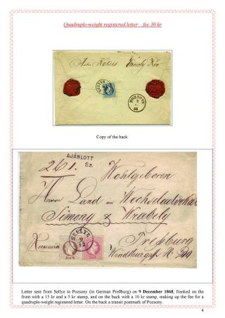 POŠTOVNÍ HISTORIE MAĎARSKA 1867-1871 – list 68