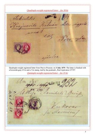 POŠTOVNÍ HISTORIE MAĎARSKA 1867-1871 – list 69