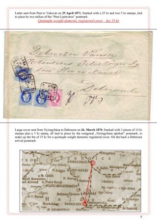 POŠTOVNÍ HISTORIE MAĎARSKA 1867-1871 – list 70