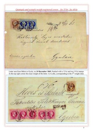 POŠTOVNÍ HISTORIE MAĎARSKA 1867-1871 – list 71