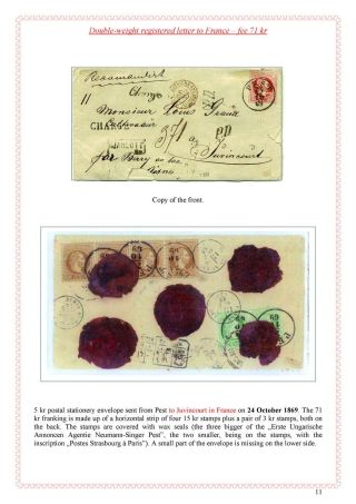 POŠTOVNÍ HISTORIE MAĎARSKA 1867-1871 – list 91