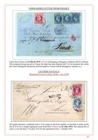 POŠTOVNÍ HISTORIE MAĎARSKA 1867-1871 – list 92