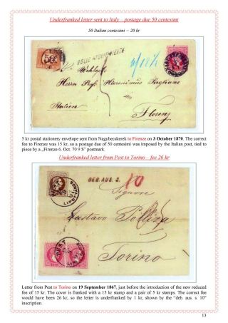 POŠTOVNÍ HISTORIE MAĎARSKA 1867-1871 – list 93