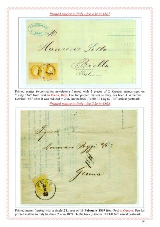 POŠTOVNÍ HISTORIE MAĎARSKA 1867-1871 – list 94