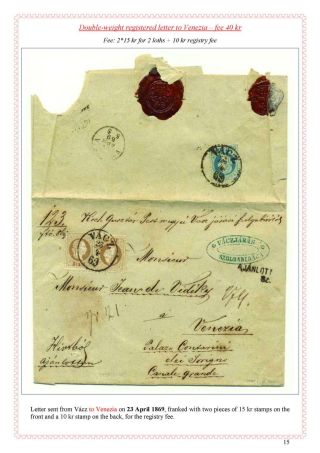 POŠTOVNÍ HISTORIE MAĎARSKA 1867-1871 – list 95