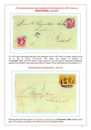 POŠTOVNÍ HISTORIE MAĎARSKA 1867-1871 – list 103