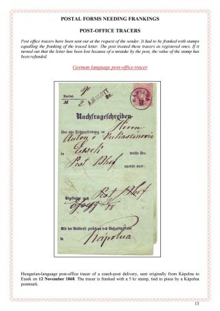 POŠTOVNÍ HISTORIE MAĎARSKA 1867-1871 – list 109
