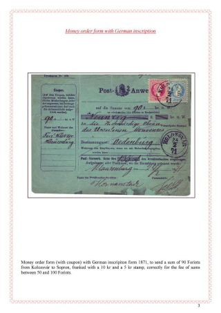 POŠTOVNÍ HISTORIE MAĎARSKA 1867-1871 – list 115