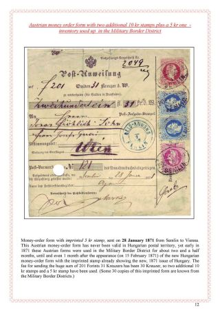 POŠTOVNÍ HISTORIE MAĎARSKA 1867-1871 – list 124