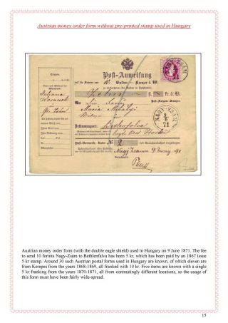 POŠTOVNÍ HISTORIE MAĎARSKA 1867-1871 – list 127