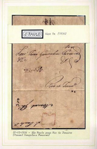 VORPHILATELIE-STEMPELN VON BRASILIEN – Blatt 6