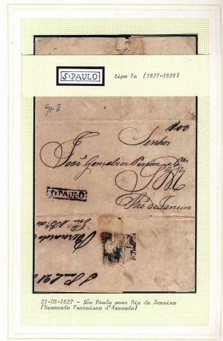VORPHILATELIE-STEMPELN VON BRASILIEN – Blatt 8