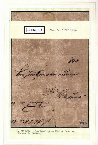 VORPHILATELIE-STEMPELN VON BRASILIEN – Blatt 9