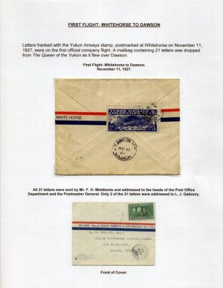 YUKON AIRWAYS AND EXPLORATION COMPANY LIMITED – Blatt 7