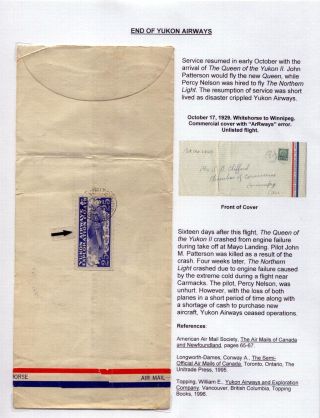 YUKON AIRWAYS AND EXPLORATION COMPANY LIMITED – Blatt 16
