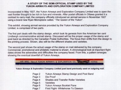YUKON AIRWAYS AND EXPLORATION COMPANY LIMITED