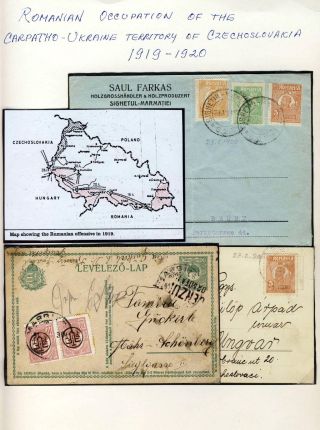 POSTAL HISTORY OF CARPATHO-UKRAINE – sheet 35