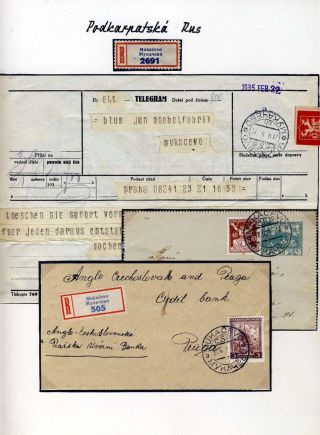 POSTAL HISTORY OF CARPATHO-UKRAINE – sheet 41