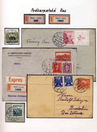 POSTAL HISTORY OF CARPATHO-UKRAINE – sheet 48