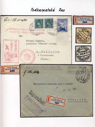 POSTAL HISTORY OF CARPATHO-UKRAINE – sheet 49