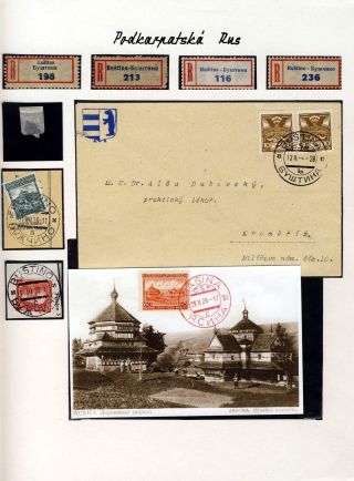 POSTAL HISTORY OF CARPATHO-UKRAINE – sheet 56