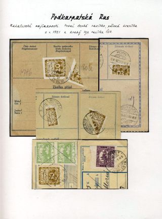 POSTAL HISTORY OF CARPATHO-UKRAINE – sheet 60