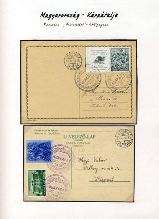 POSTAL HISTORY OF CARPATHO-UKRAINE – sheet 79