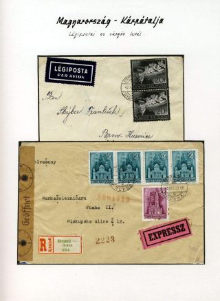 POSTAL HISTORY OF CARPATHO-UKRAINE – sheet 85