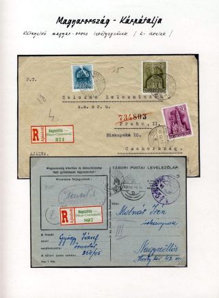 POSTAL HISTORY OF CARPATHO-UKRAINE – sheet 86