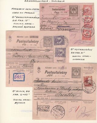 POSTAL HISTORY OF SLOVAKIA 1918-1920 – sheet 5