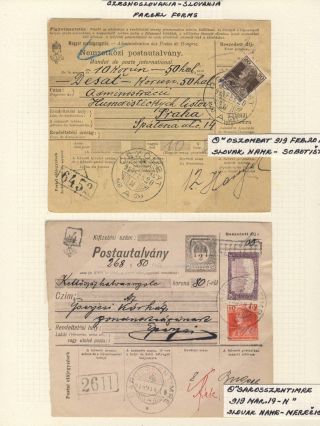 POSTAL HISTORY OF SLOVAKIA 1918-1920 – sheet 7