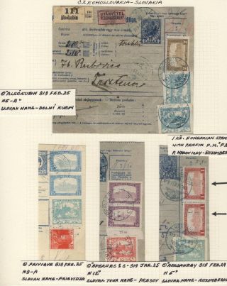 POSTAL HISTORY OF SLOVAKIA 1918-1920 – sheet 13